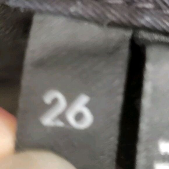 J Brand Natasha Sky High Skinny Pants Size 26 Black Velvet Exposed Button Fly - Picture 8 of 12